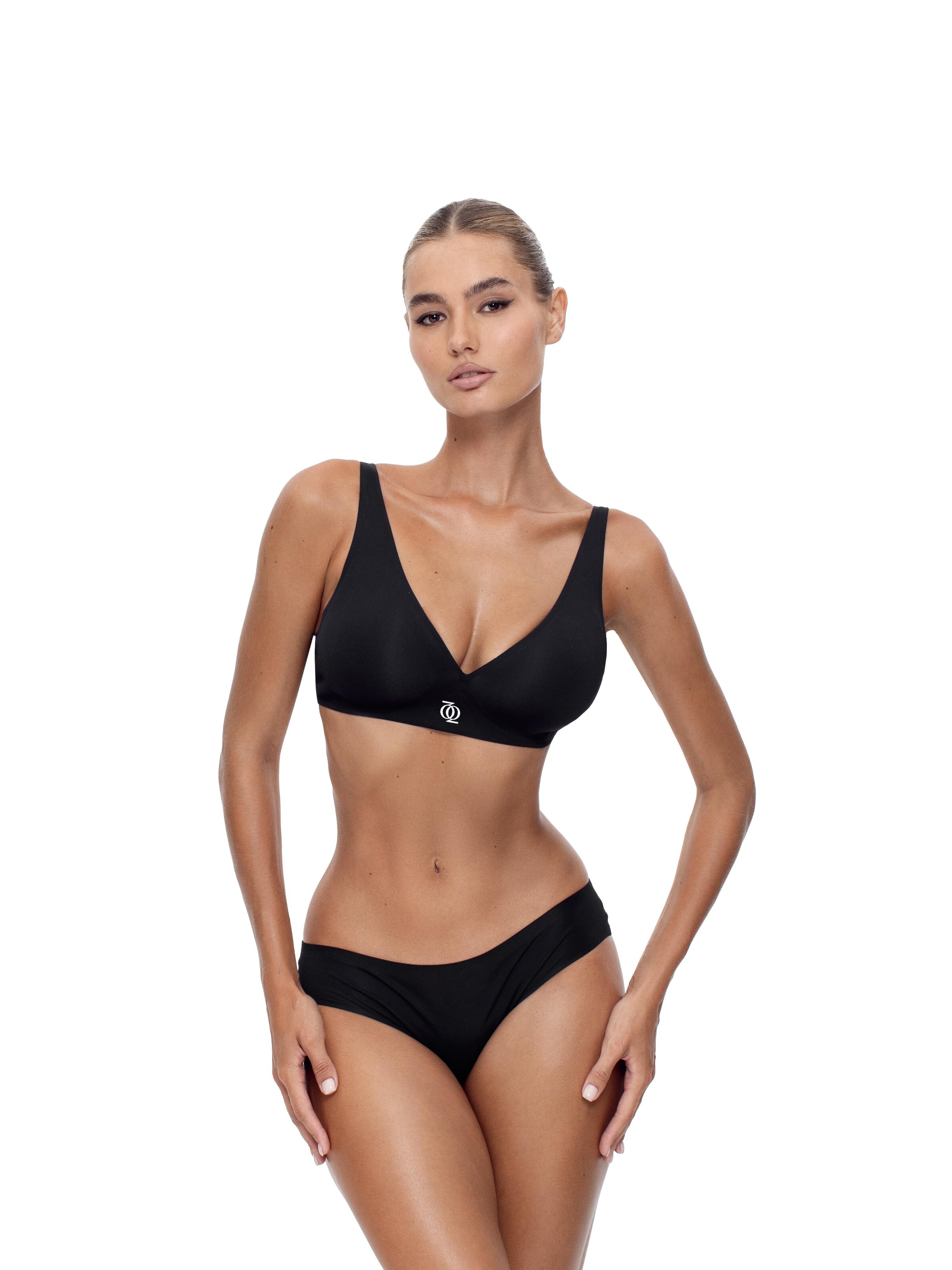 GOD SAVE QUEENS Bustier BH‌‌‌‌‌‌‌‌‌ in Schwarz
