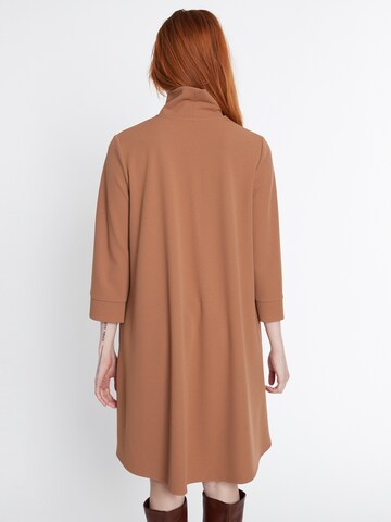 Ana Alcazar Dress 'Sigosa' in Brown