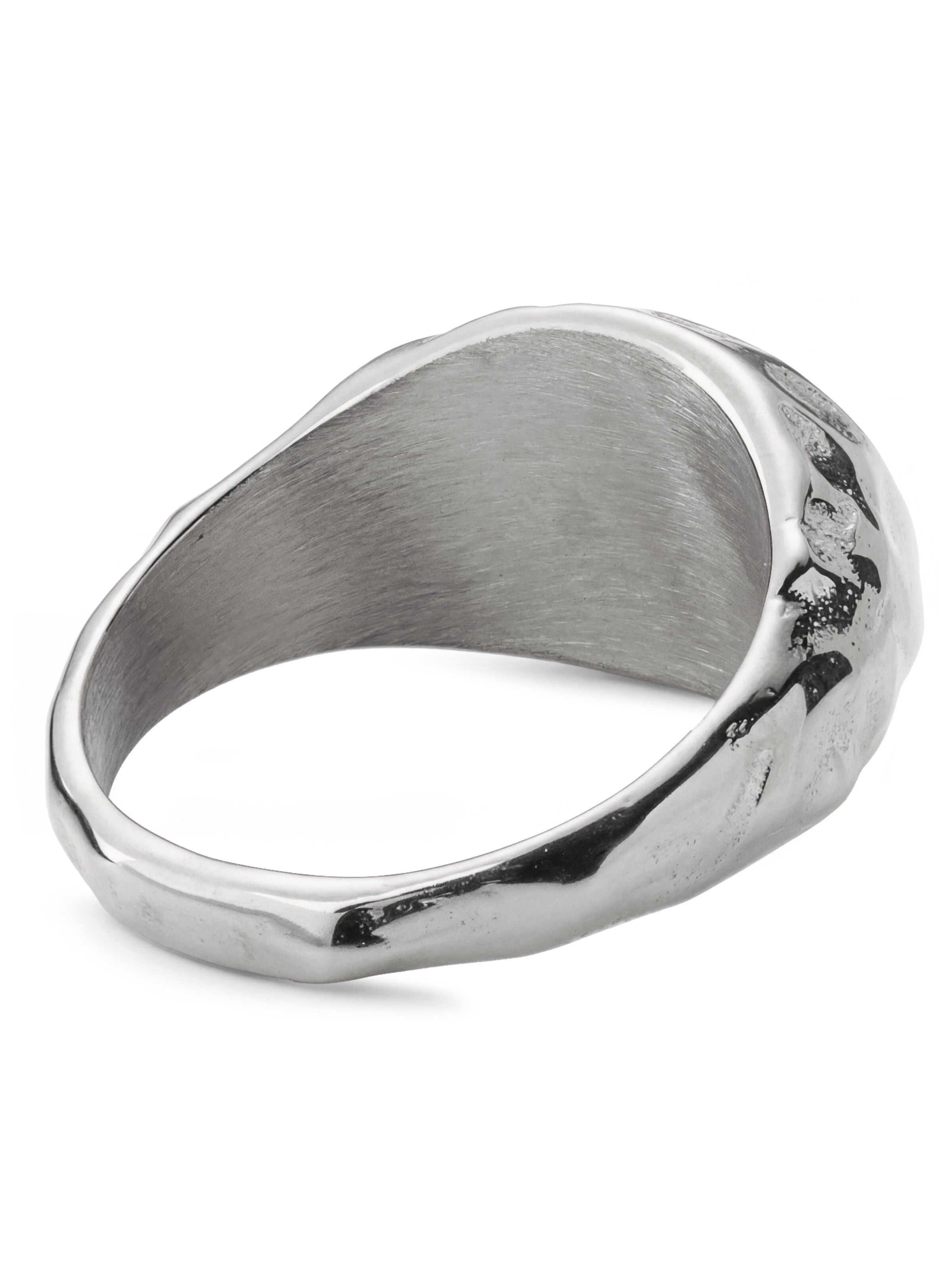 Sidegren Ring 'Molten' in Silver