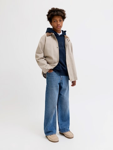 Wide leg Jeans 'JJIDave JJOriginal' de la Jack & Jones Junior pe albastru