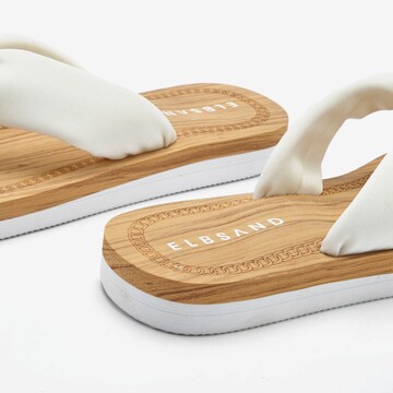 Elbsand T-Bar Sandals in White