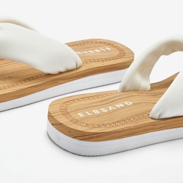 Tongs Elbsand en blanc