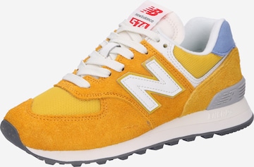 new balance Σνίκερ χαμηλό '574' σε κίτρινο: μπροστά