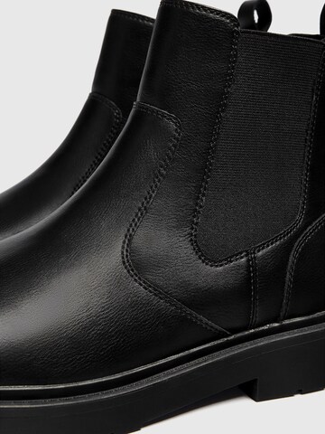 Pull&Bear Chelsea Boots i sort