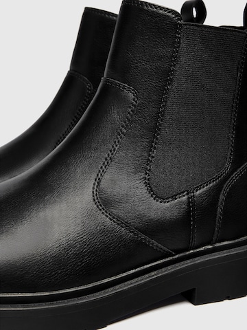 Pull&Bear Chelsea-bootsit värissä musta