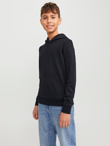 Felpa 'JJEBradley' di Jack & Jones Junior in nero: frontale