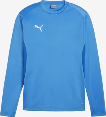 PUMA Sports sweatshirt 'TeamGOAL' in Blue: front