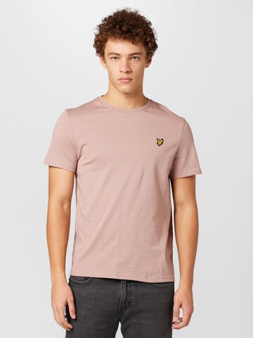 Lyle & Scott Tričko – pink: přední strana