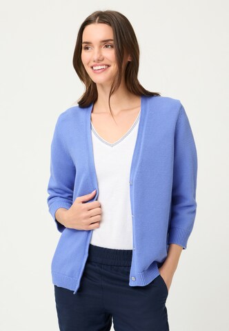 Olsen Strickjacke ' Henny ' in Blau: Vorderseite
