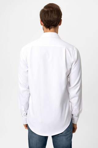 Regular fit Camicia 'Arne' di DENIM CULTURE in bianco