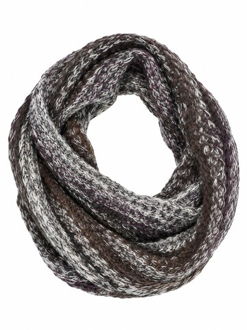 COLLEZIONE ALESSANDRO Tube Scarf 'Strickloop' in Brown