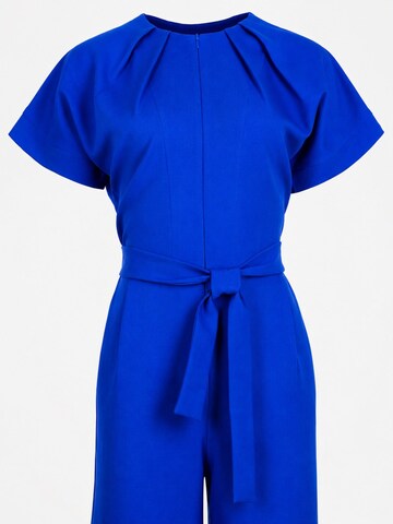 Combinaison 'Royal Blue Wide-Leg Jumpsuit' BIBI SAKALIEVA en bleu