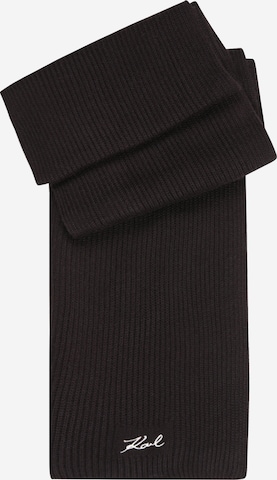 juoda Karl Lagerfeld Šalikas: priekis