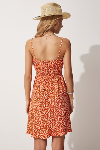 Happiness İstanbul Poletna obleka | oranžna barva