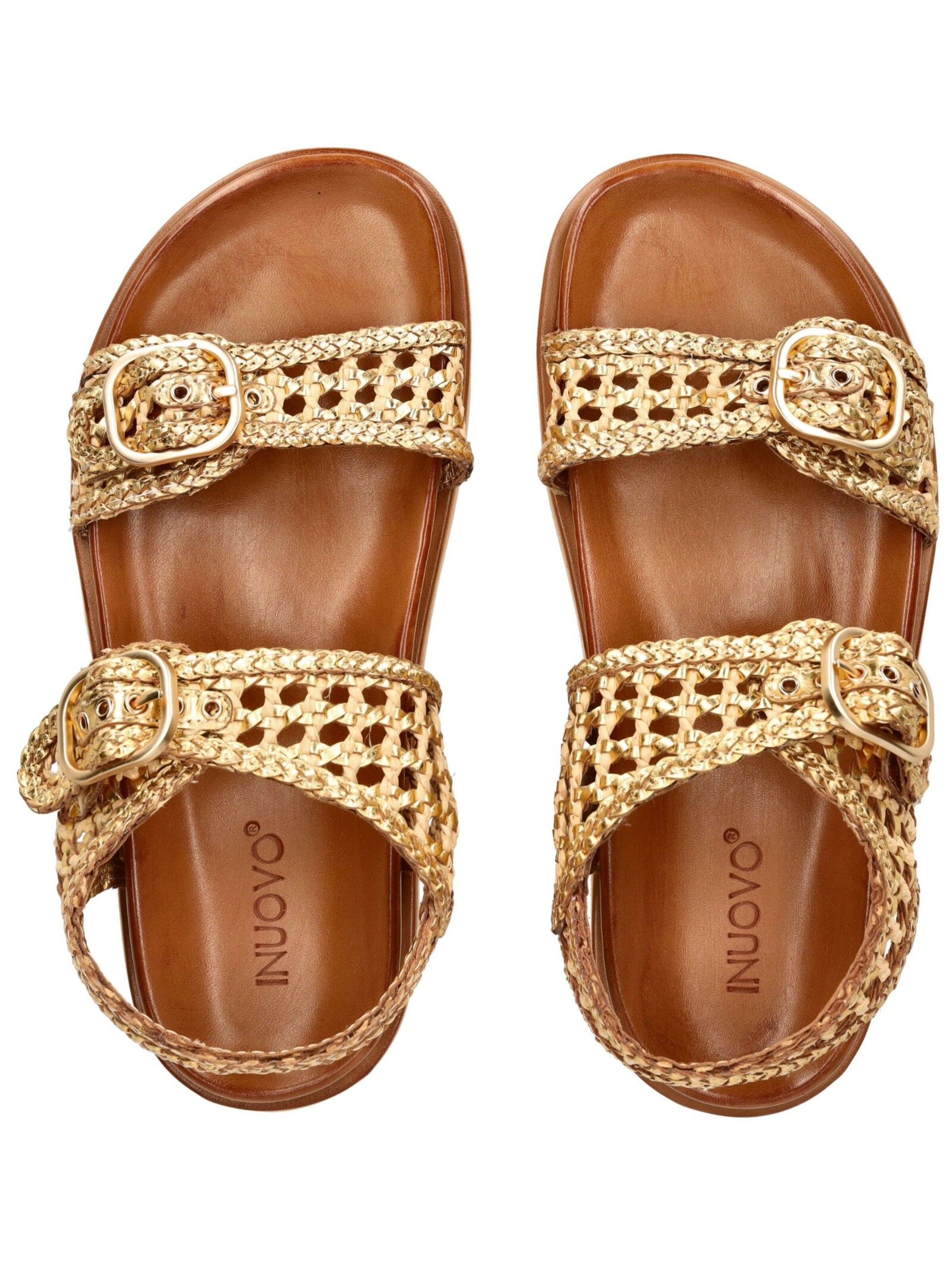 Sandales INUOVO en or