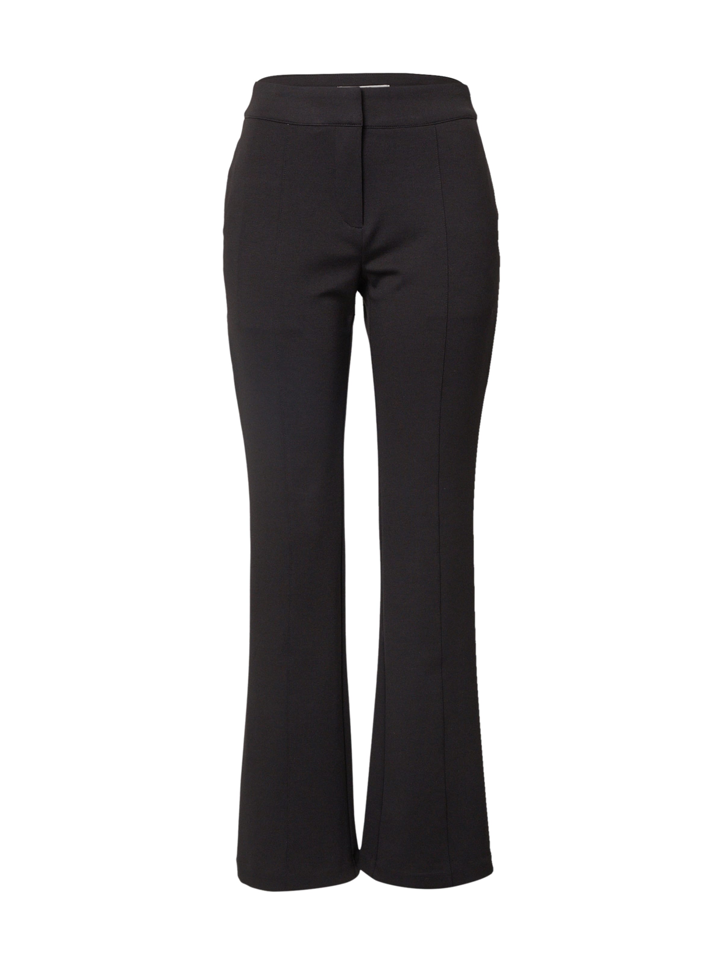 Flared Pantaloni di ICHI in nero: frontale