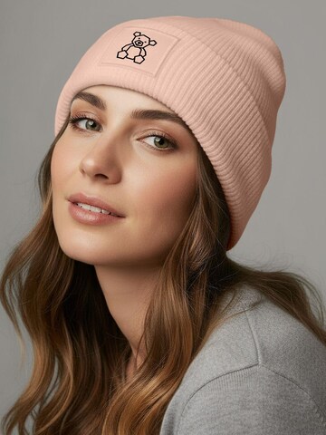 Neverless Mütze 'Teddy Polygon'‌ in Pink