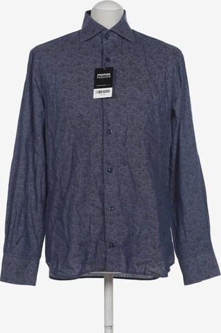 BOGNER Button Up Shirt in M in Blue: front