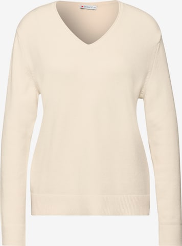 STREET ONE Pullover in Beige: Vorderseite