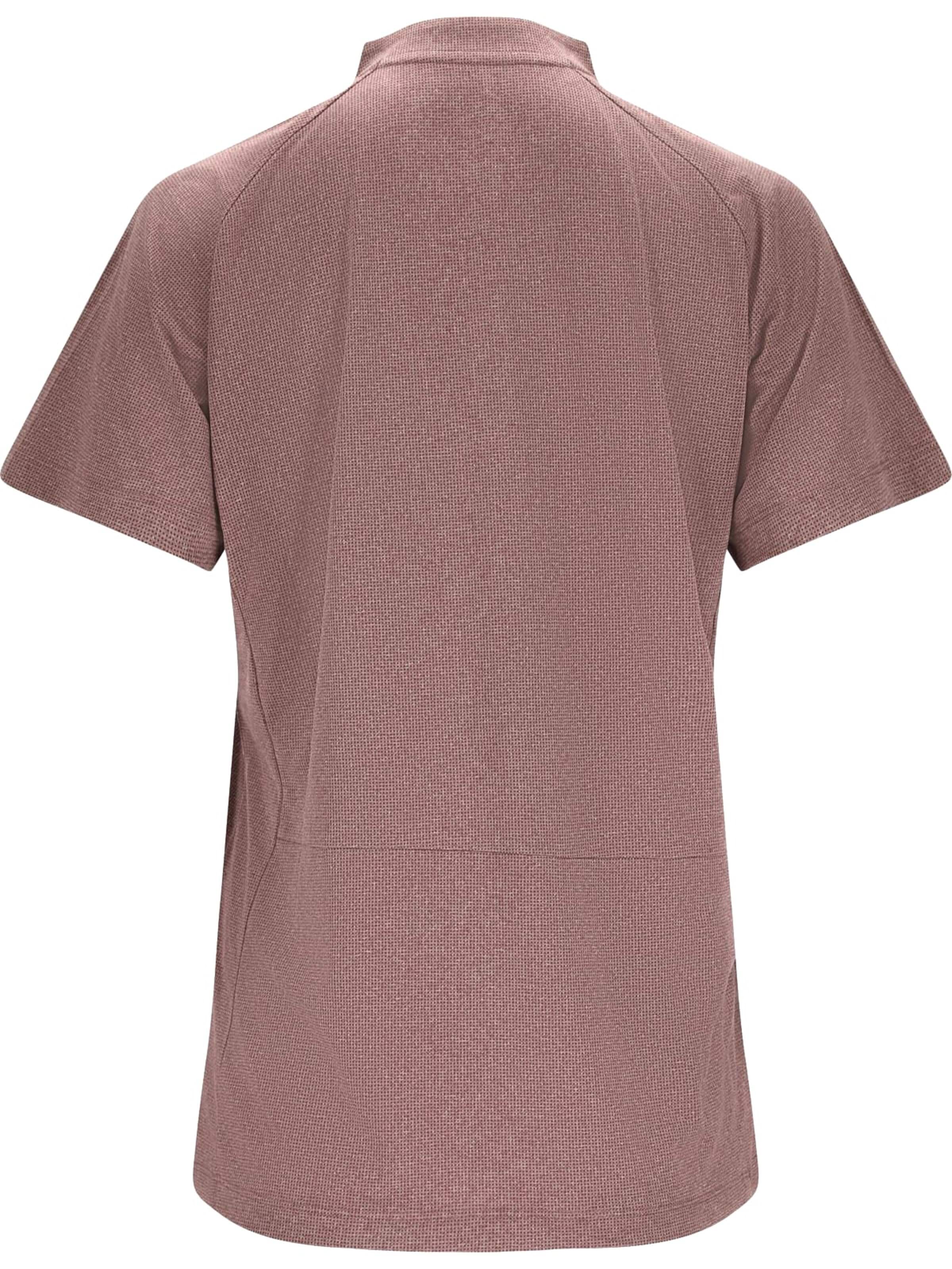 ENDURANCE Shirts 'Crow W Melange Cycling/MTB SS Shirt' i brun