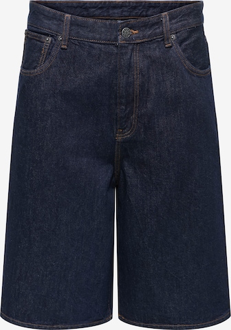 Only & Sons Baggy Farkut 'ONSCARL' värissä sininen: etupuoli