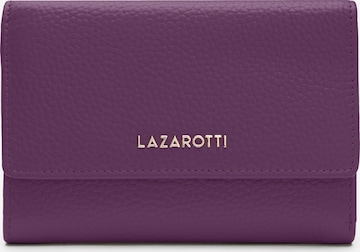 Lazarotti Wallet 'Bologna' in Purple: front