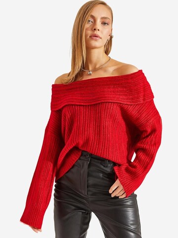 Bianco Lucci Pulover 'Pullover' | rdeča barva: sprednja stran