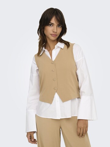 Gilet 'ONLTHANA' di ONLY in beige