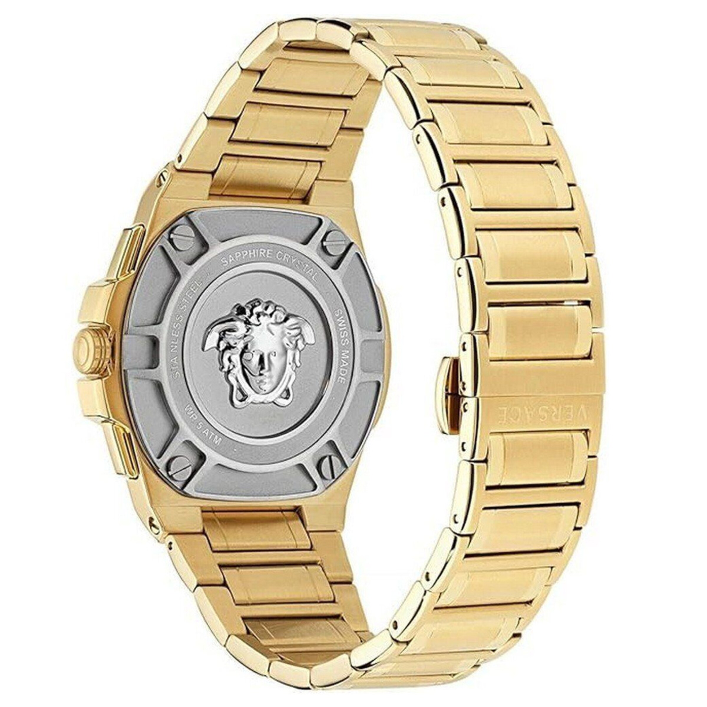 VERSACE Analoog horloge 'Greca Extreme Chrono' in Goud