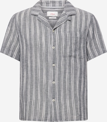 s.Oliver Πουκάμισο σε γκρι: μπροστά