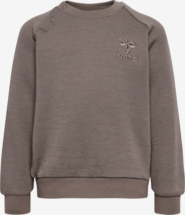Hummel Athletic Sweatshirt 'WULBATO' in Brown: front