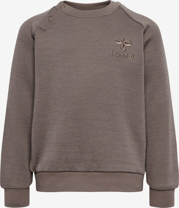 Hummel Sweatshirt 'WULBATO' in Brown: front