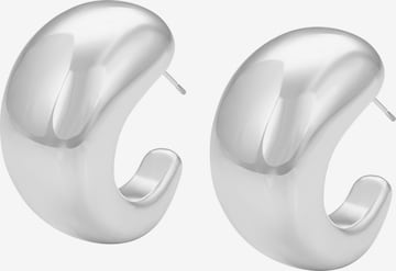 faina Ohrringe in Silber: Vorderseite