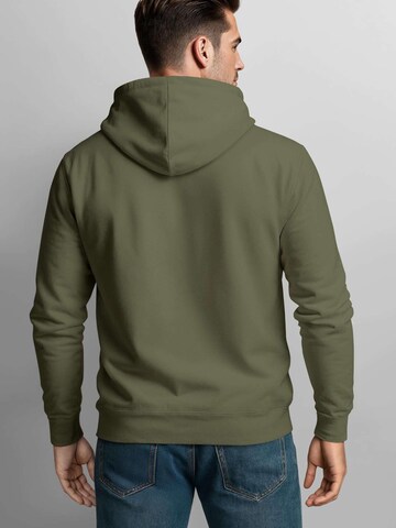 Neverless Sweatshirt 'Kompass' in Green