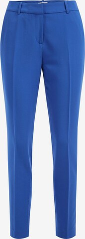 WE Fashion Kalhoty s puky – modrá: přední strana