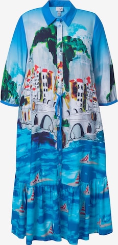 Ulla Popken Dress in Blue: front