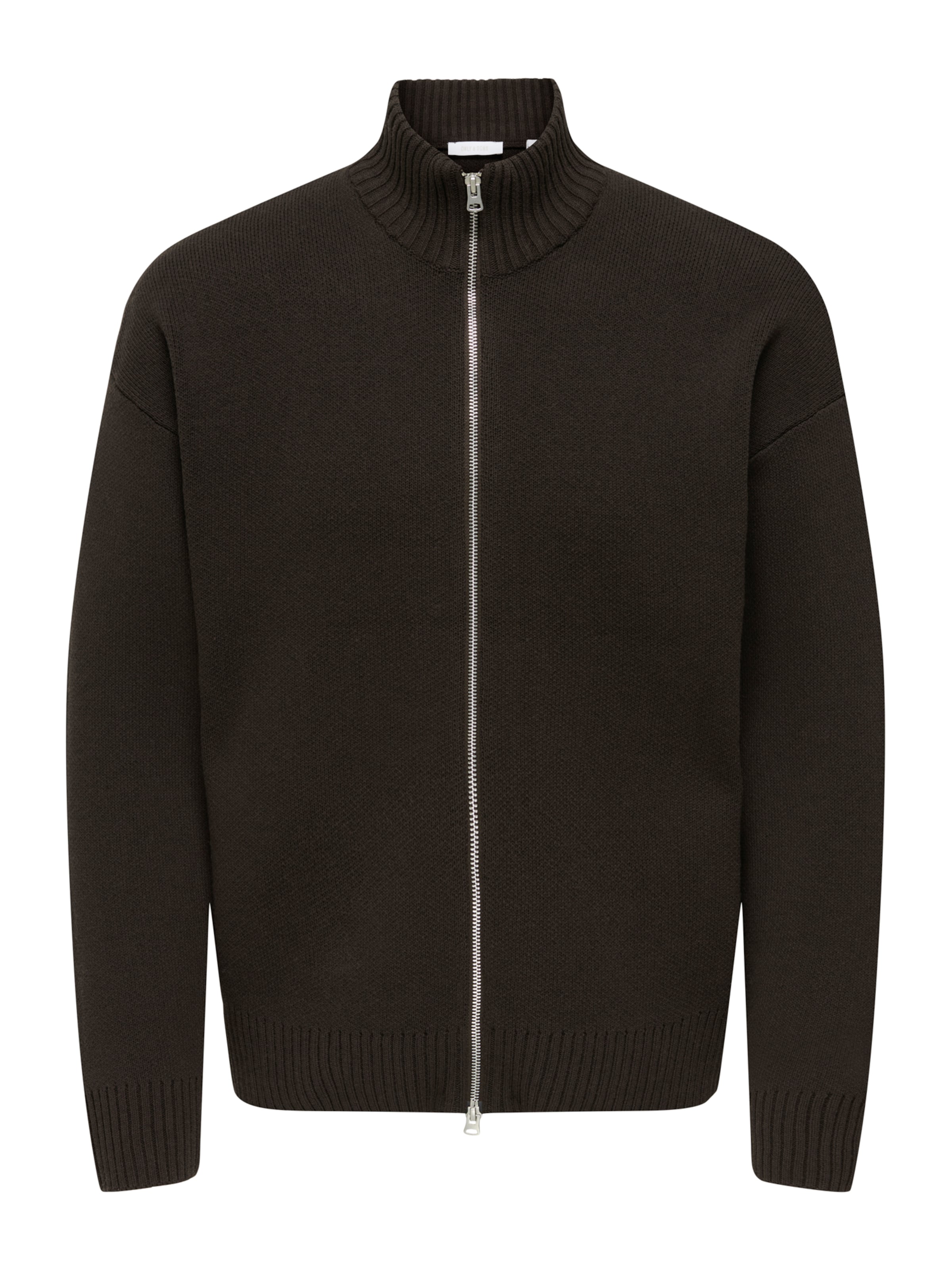 Only & Sons Knit Cardigan 'ONSBlake' in Dark brown, Item view