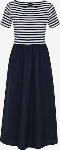 Robe MADELEINE en bleu : devant