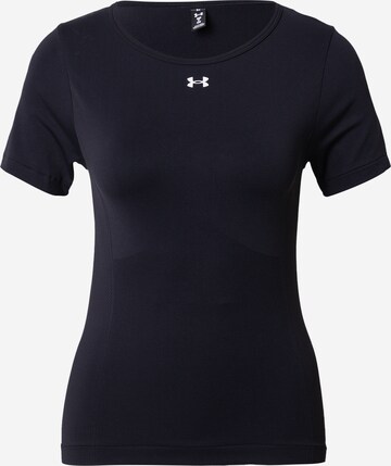 T-shirt fonctionnel UNDER ARMOUR en noir : devant