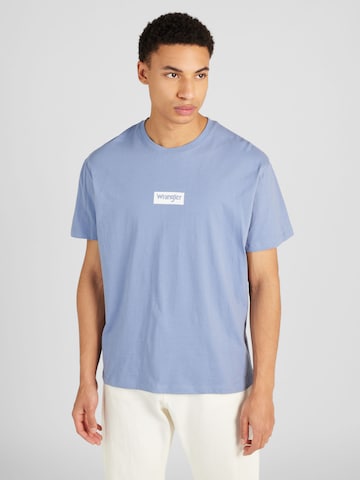 WRANGLER Koszulka w kolorze niebieski: przód