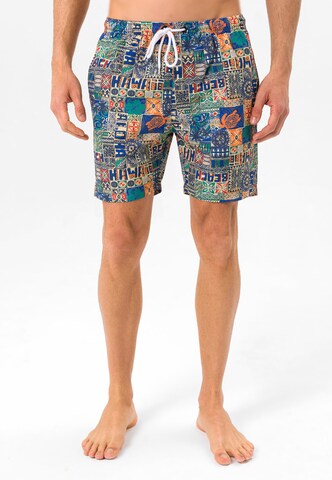 Shorts de bain Jimmy Sanders en mélange de couleurs : devant