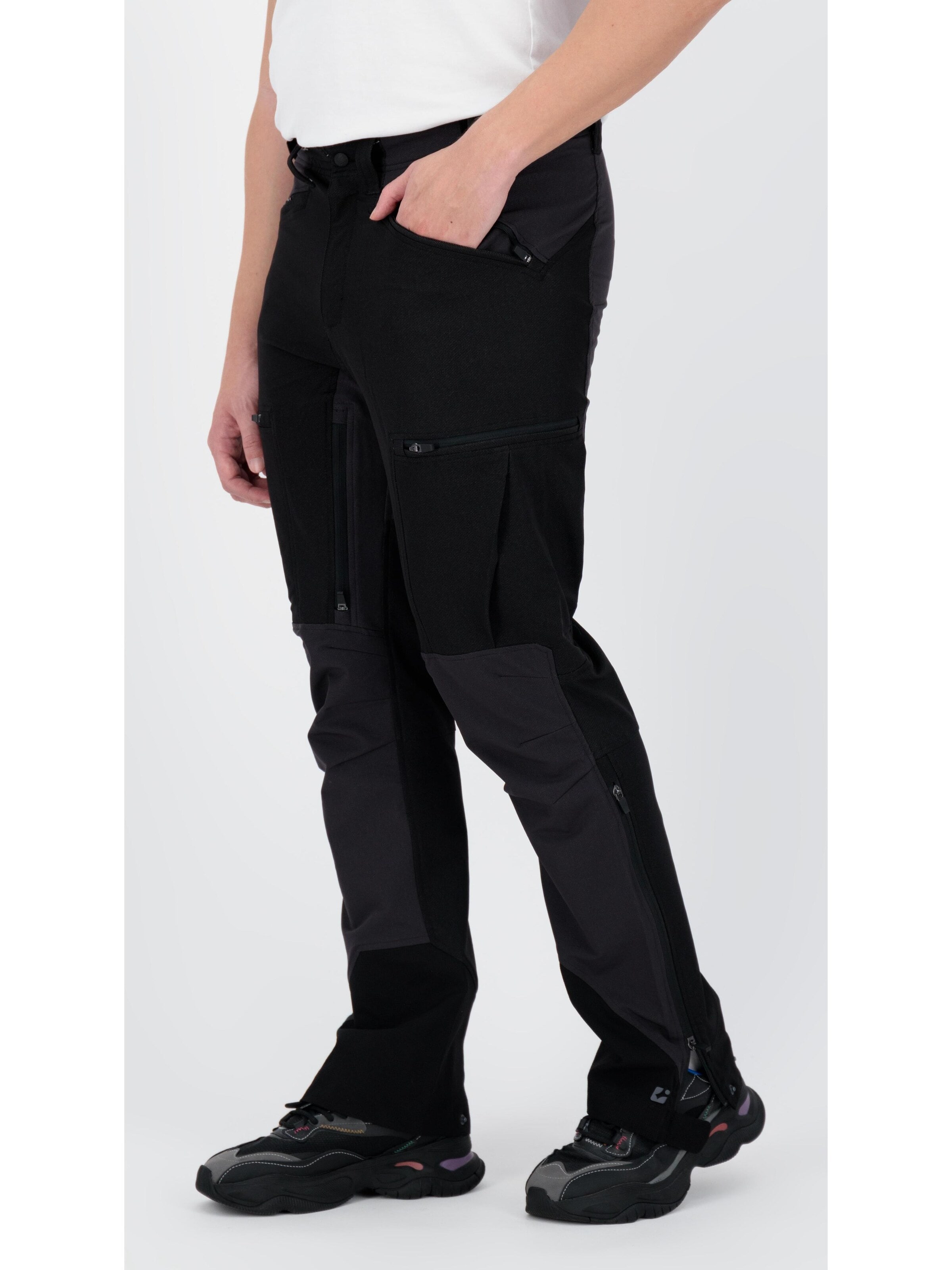 KILLTEC Slim fit Weatherproof pants 'KOW 93' in Black