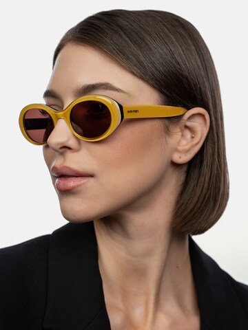 Lunettes de soleil ' SFY Audrey ' Suri Frey en jaune : devant