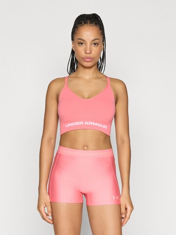 UNDER ARMOUR Bralette Sports Bra 'Vanish' in Pink: front