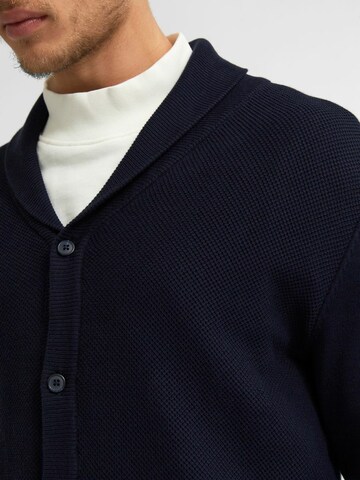 SELECTED HOMME Knit cardigan in Blue