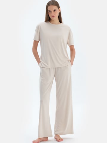 Dagi Normalny krój Spodnie w kolorze beżowy