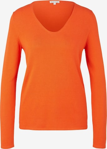 Pullover di TOM TAILOR in arancione: frontale