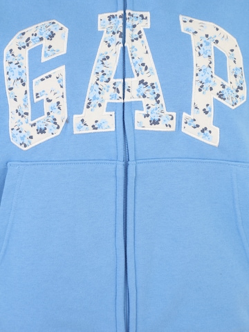 Gap Petite Sweatjakke 'HERITAGE' i blå