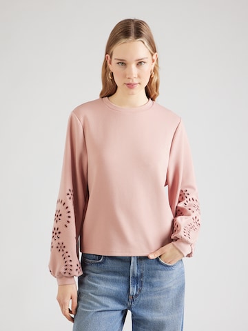 ABOUT YOU Sweatshirt in Pink: front