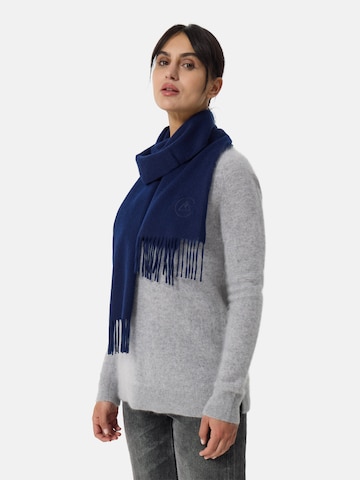 CASH-MERE.CH Scarf in Blue: front